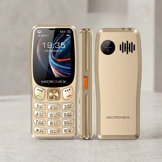 4 SIM MX-35 with 3000mAh Battery & 1000 Contact