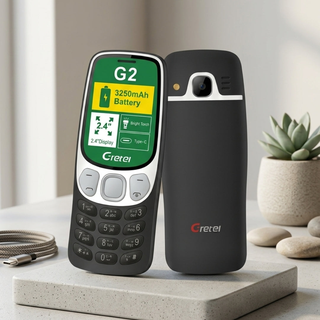 G2 with 3250mAh Big Battery & Type-C Fast Charging